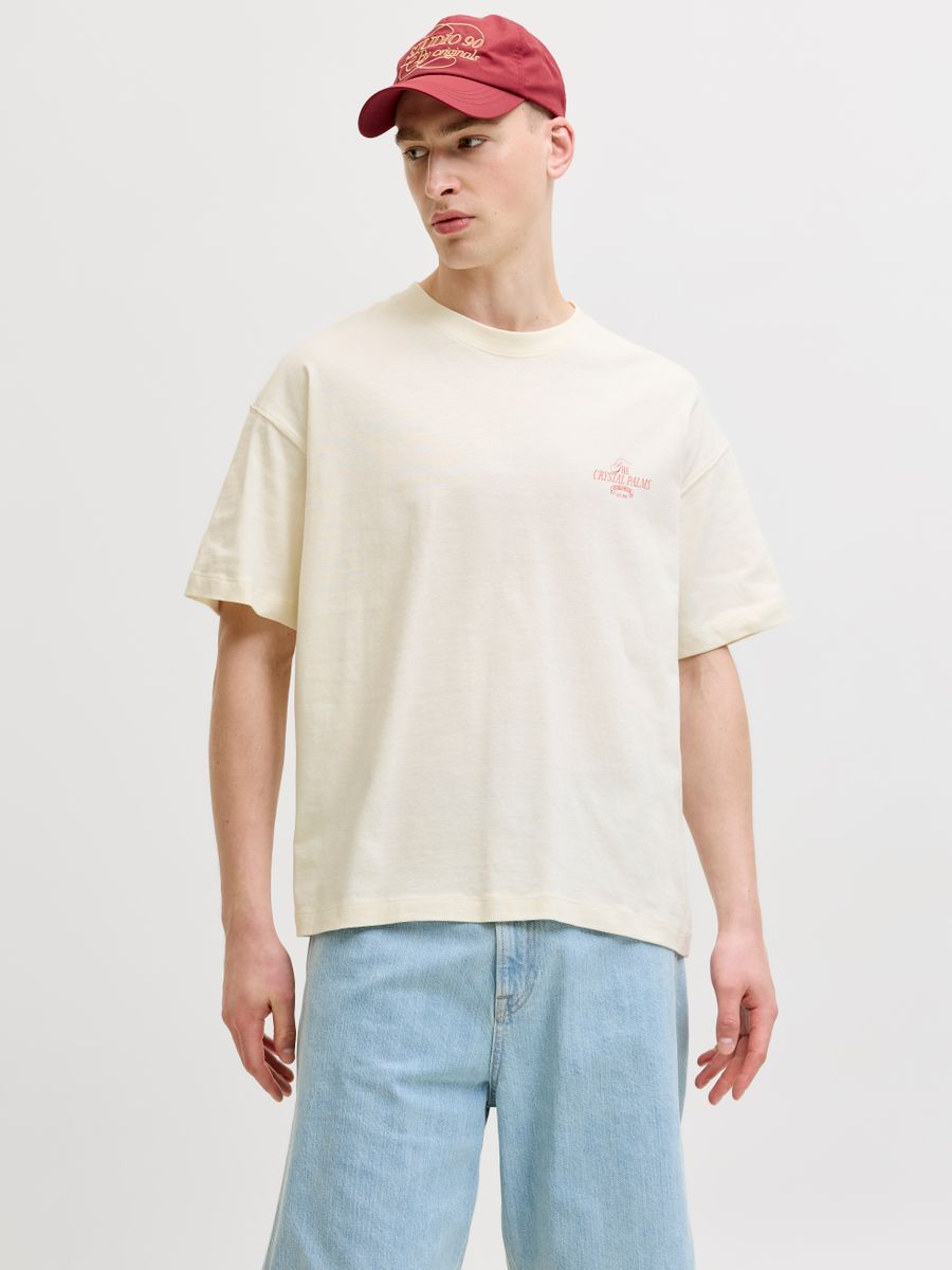 JORSANREMO BACK TEE SS CREW NECK SN