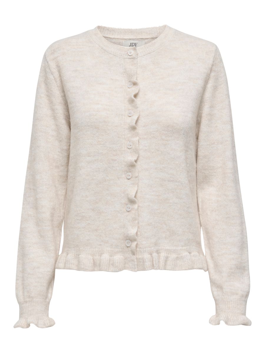 JDYLETTY L/S ON FRILL CARDIGAN KNT NOOS
