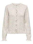 JDYLETTY L/S ON FRILL CARDIGAN KNT NOOS