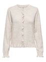 JDYLETTY L/S ON FRILL CARDIGAN KNT NOOS