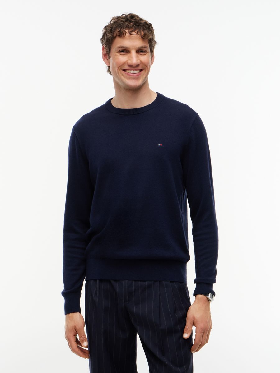 PIMA ORG CTN CASHMERE CREW NECK