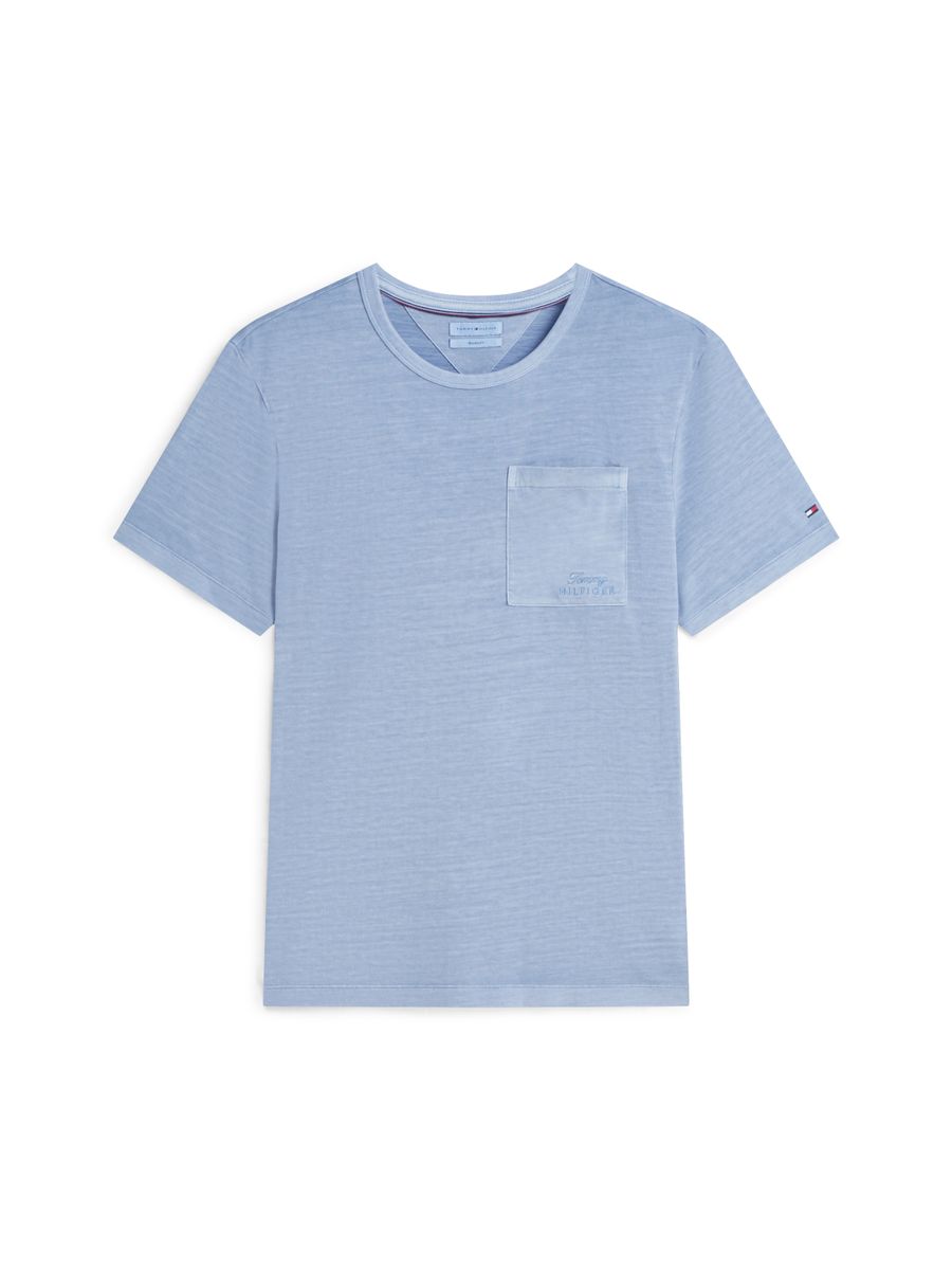 GARMENT DYE POCKET REGULAR TEE