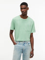 GARMENT DYE POCKET REGULAR TEE
