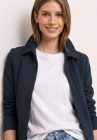 Jacke mit Zipper und Brusttaschen