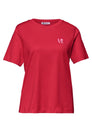 T-Shirt mit Rundhals und Printdetail