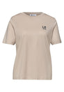 T-Shirt mit Rundhals und Printdetail