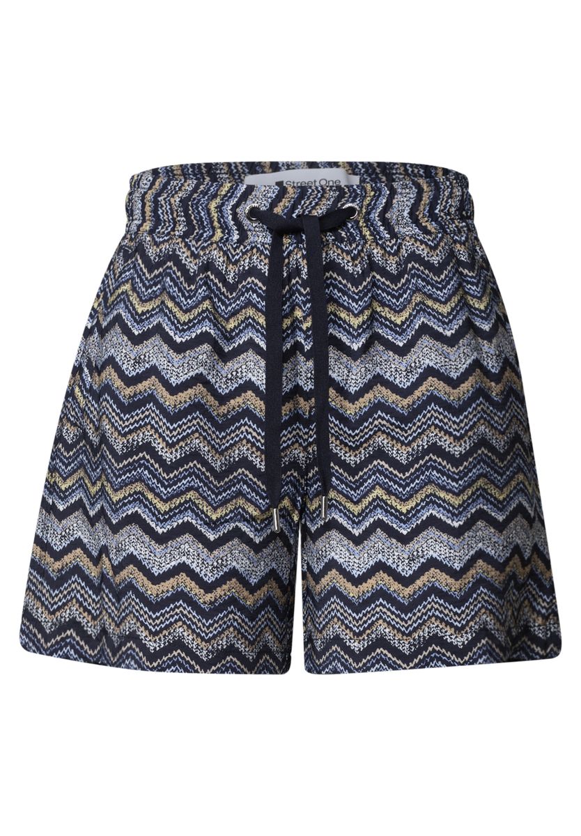 High Waist Shorts im Loose Fit mit Print
