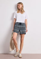 High Waist Shorts im Loose Fit mit Print