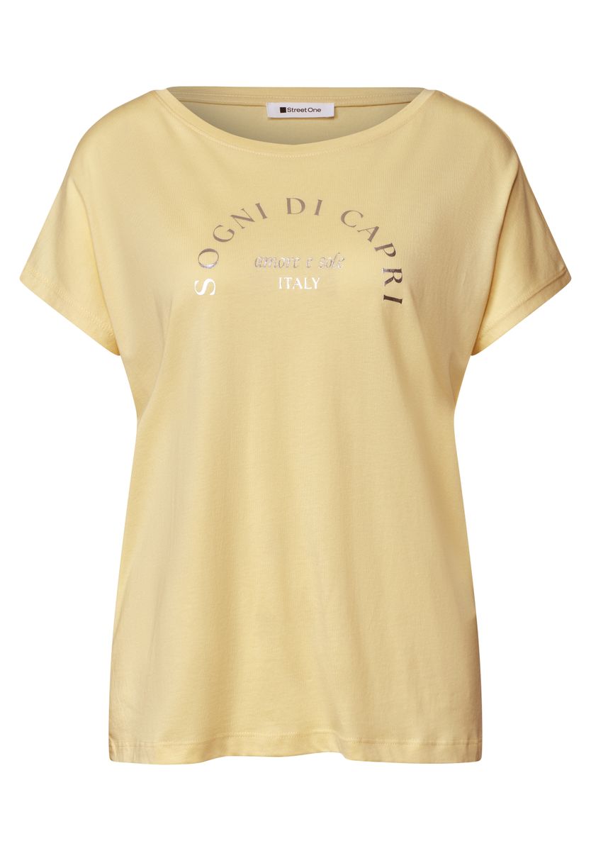 Dropped Shoulder Shirt mit Rundhals