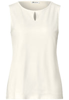 Top mit Rundhals und Cut-Out-Detail