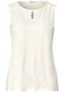Top mit Rundhals und Cut-Out-Detail