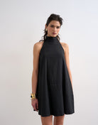 TSSARA SL TRAPEZE MINI DRESS WVN