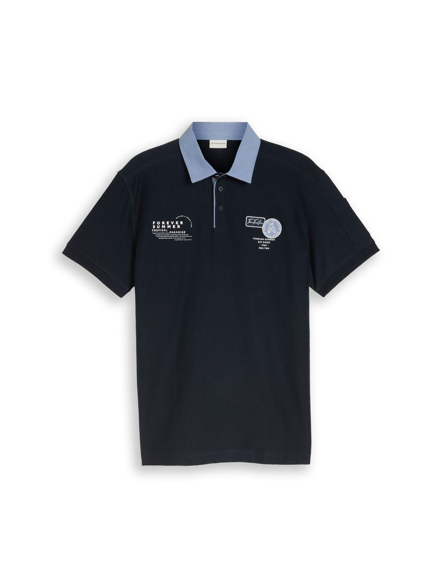 Poloshirt mit Ärmeltasche