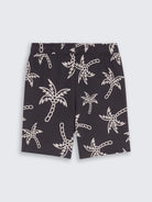 allover printed sweat shorts