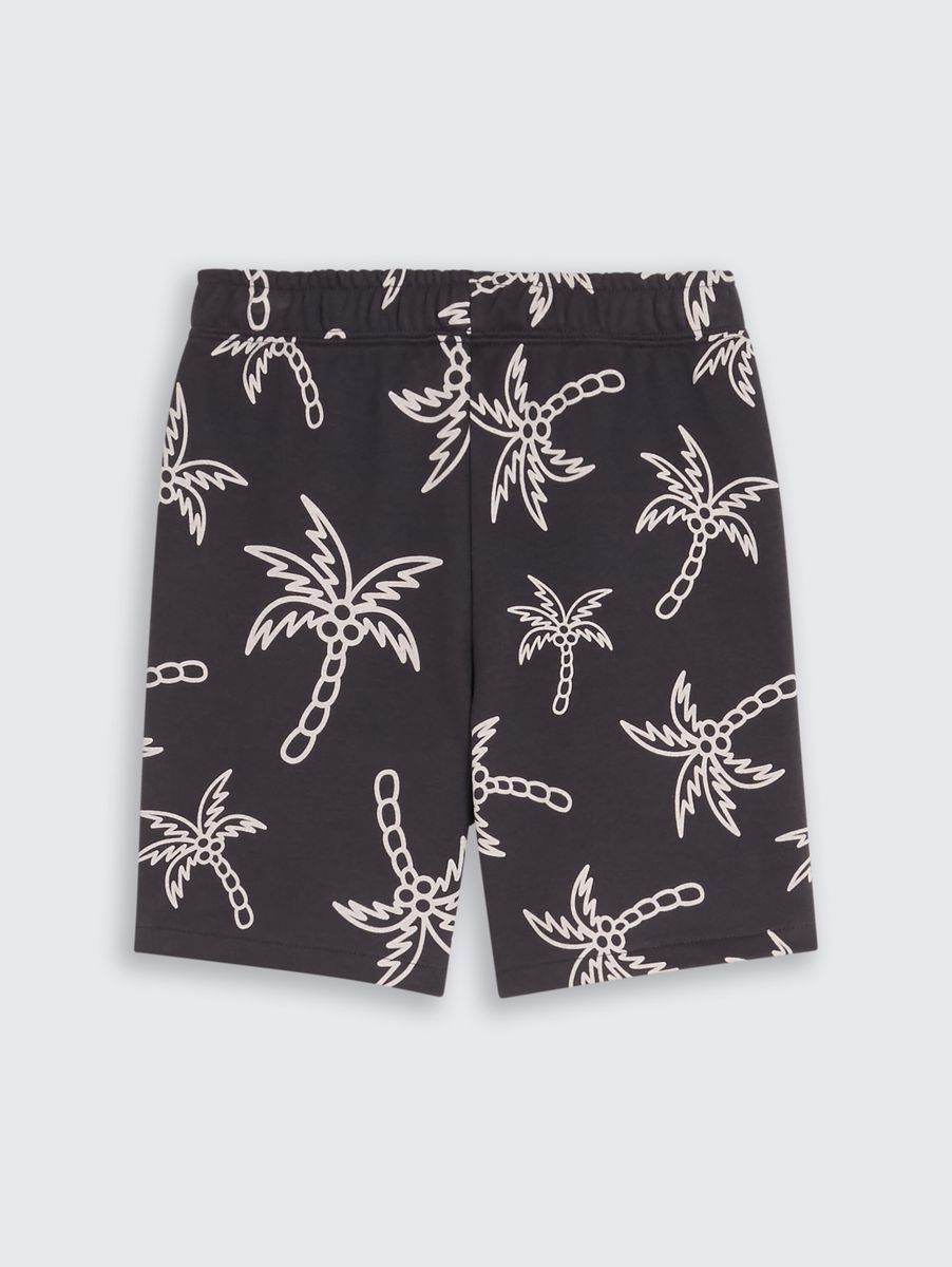 allover printed sweat shorts