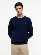 SEASONAL STRUCTURE CREW NECK