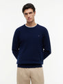 SEASONAL STRUCTURE CREW NECK