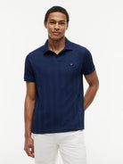 VERTICAL TONAL STRIPE REG POLO