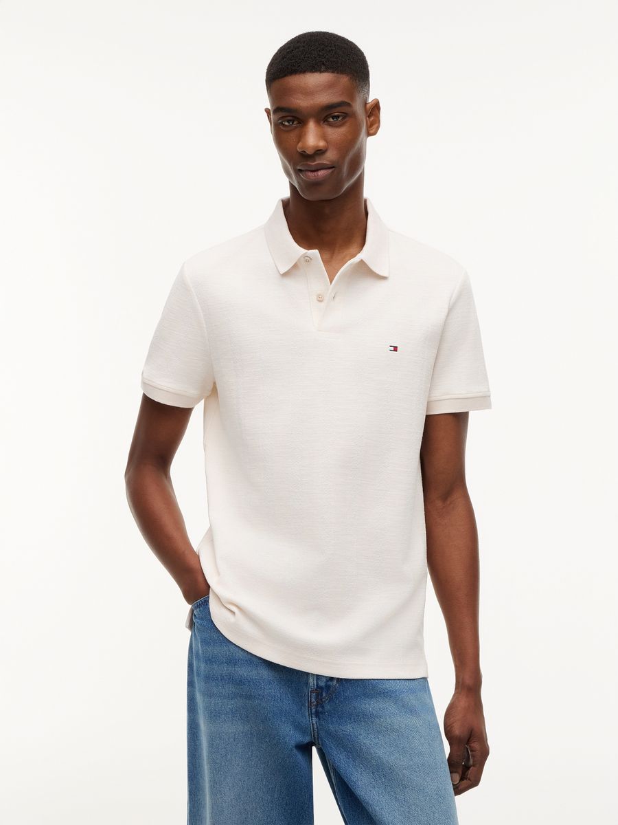 VERTICAL TONAL STRIPE REG POLO