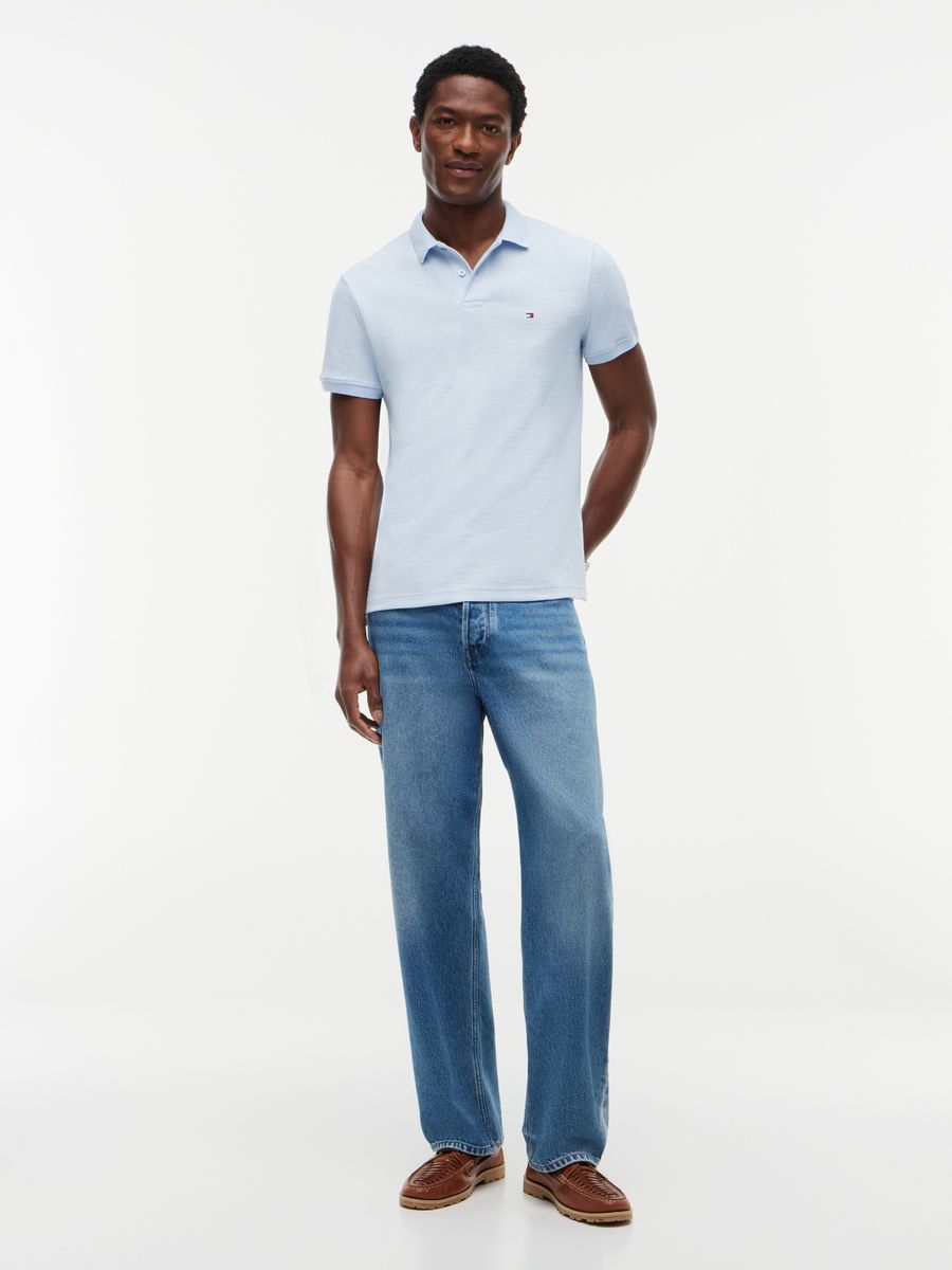 VERTICAL TONAL STRIPE REG POLO