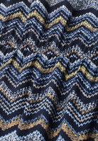 Midi-Kleid mit Zick-Zack-Muster