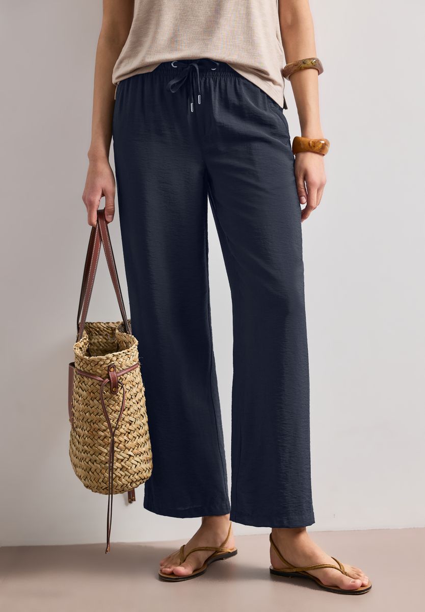 High Waist Wide Leg Hose im Loose Fit