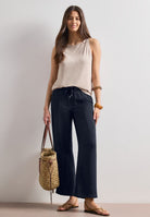High Waist Wide Leg Hose im Loose Fit