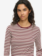 NMSTORMI L/S O-NECK RIB TOP