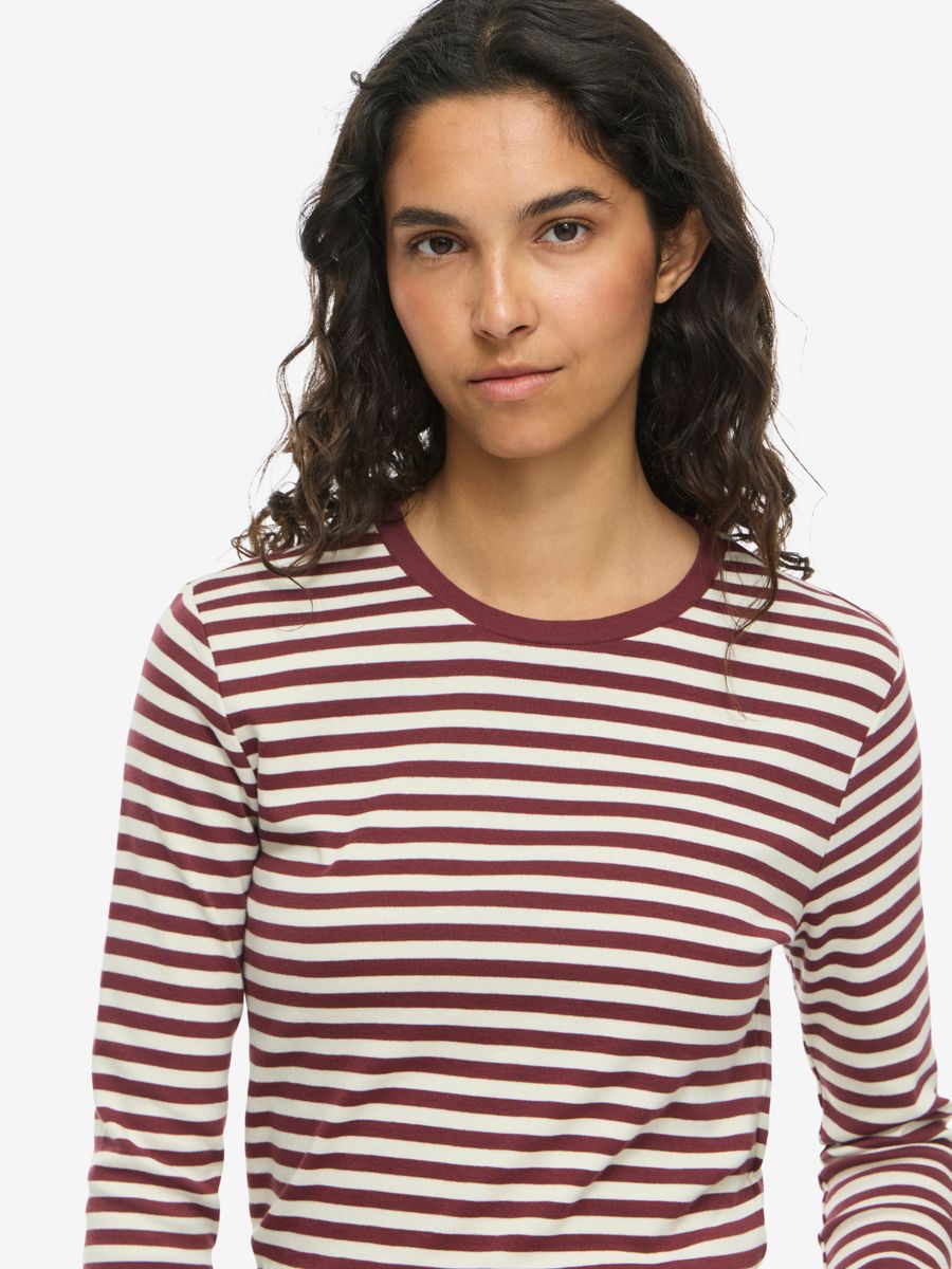 NMSTORMI L/S O-NECK RIB TOP