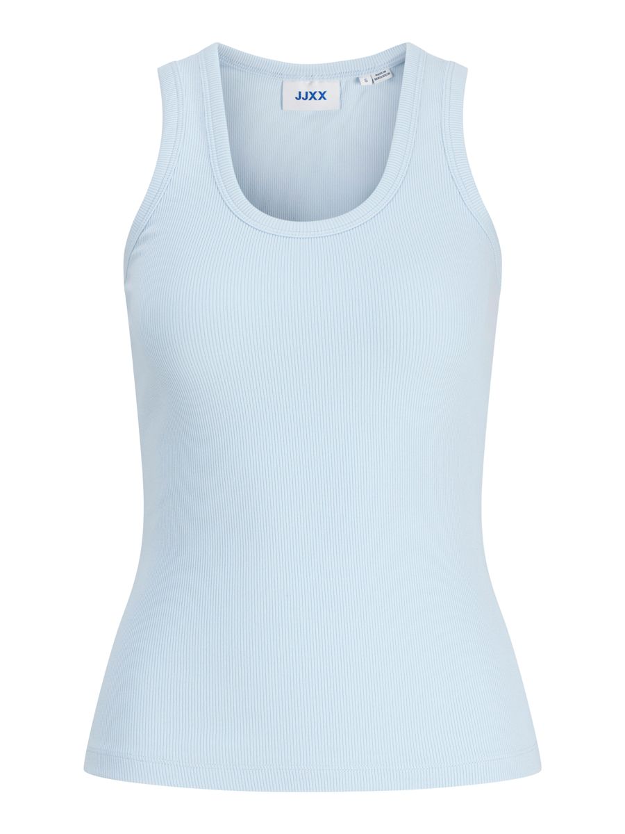 JXFRIDA SL U-NECK TOP JRS NOOS