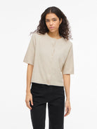 VILIGA 2/4 O-NECK KNIT CARDIGAN - NOOS