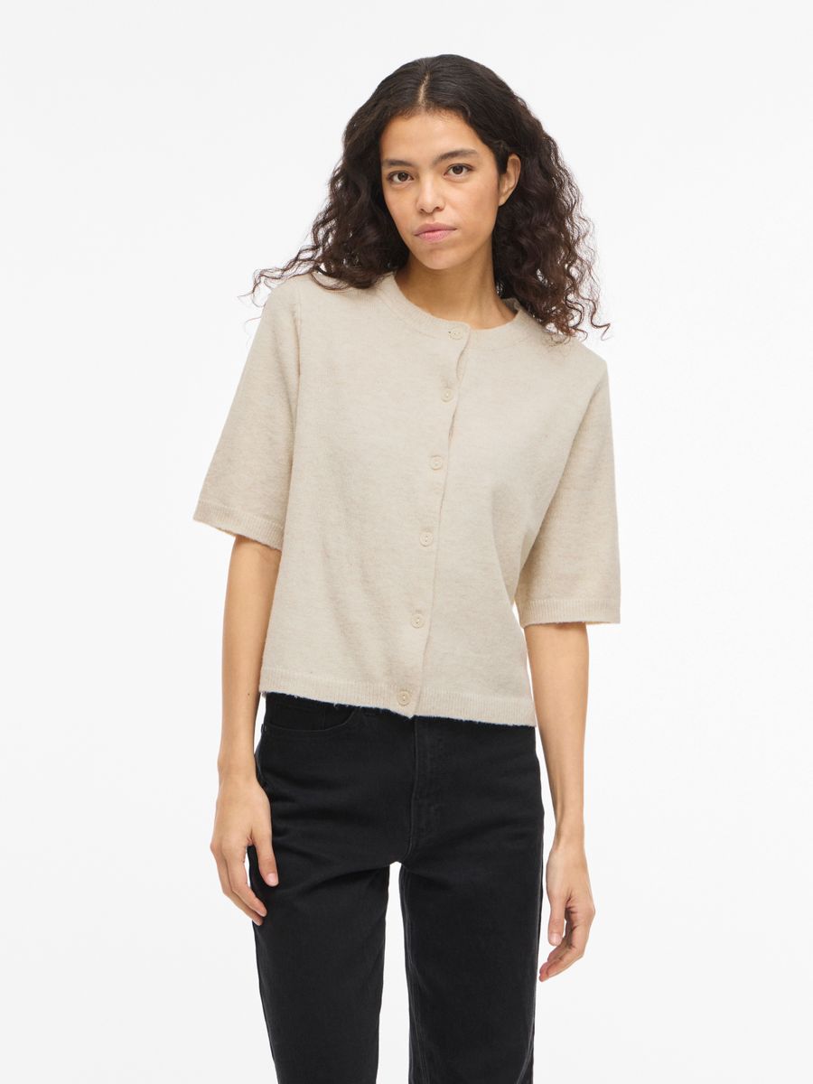 VILIGA 2/4 O-NECK KNIT CARDIGAN - NOOS