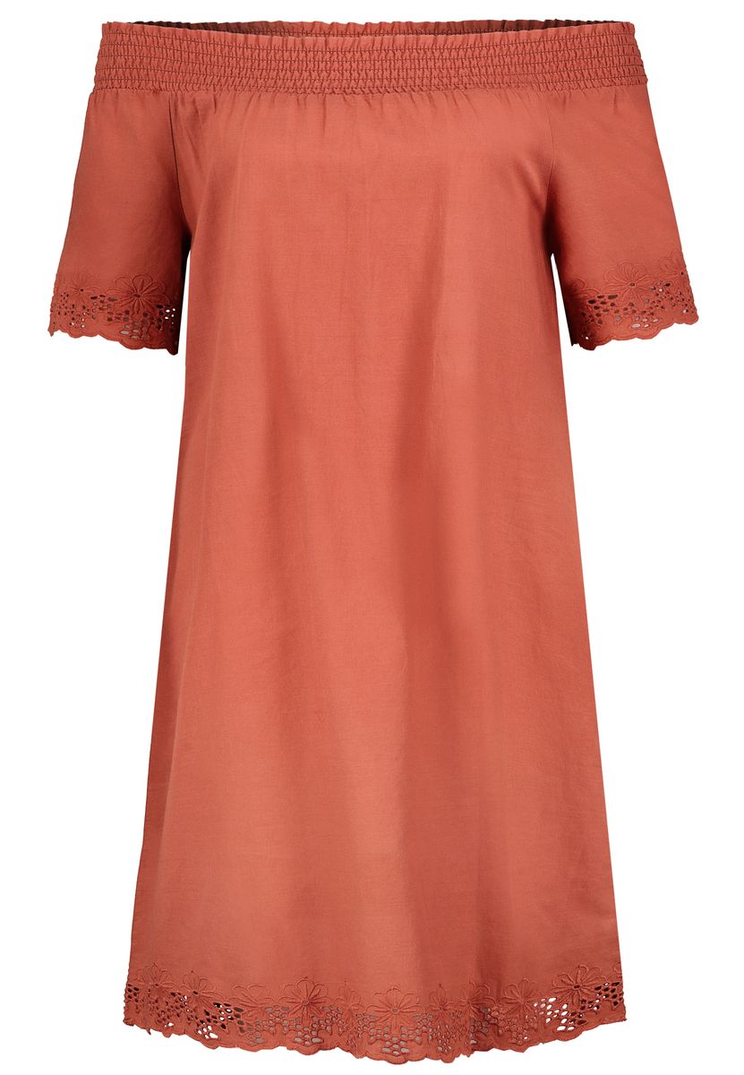 Damen, Kleid kurzarm