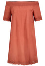 Damen, Kleid kurzarm