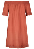 Damen, Kleid kurzarm