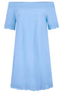 Damen, Kleid kurzarm