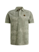 printed two tone pique