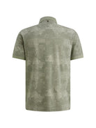 printed two tone pique
