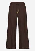 Stoffhose 7/8 mit Bindedetail