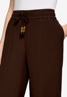 Stoffhose 7/8 mit Bindedetail