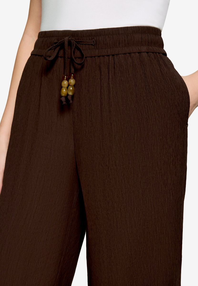 Stoffhose 7/8 mit Bindedetail