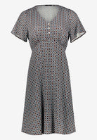 Blusenkleid Mini mit grafischem Muster