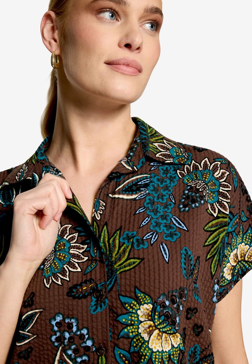 Bluse kurzarm mit Print