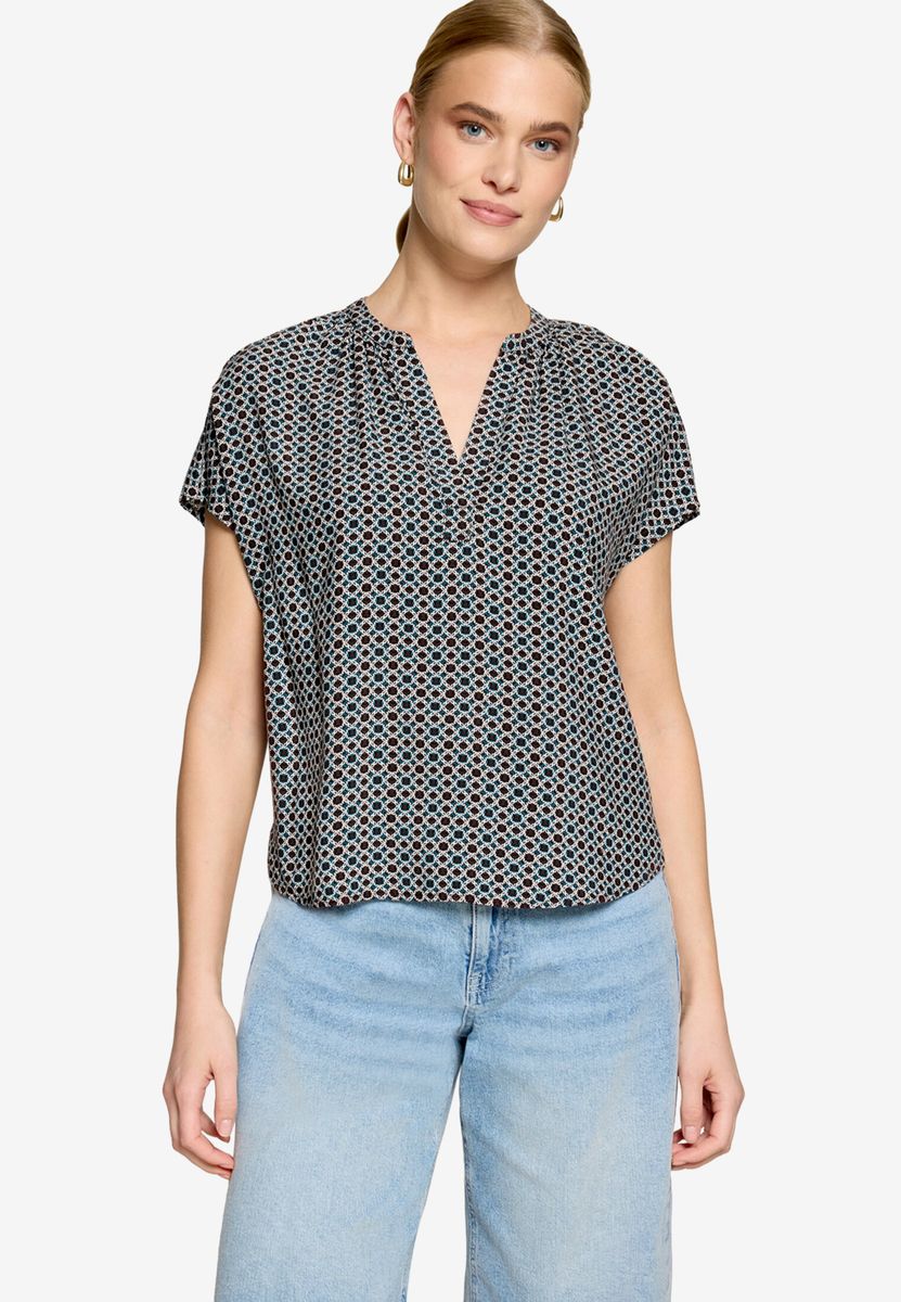 Blusenshirt  mit grafischem Muster