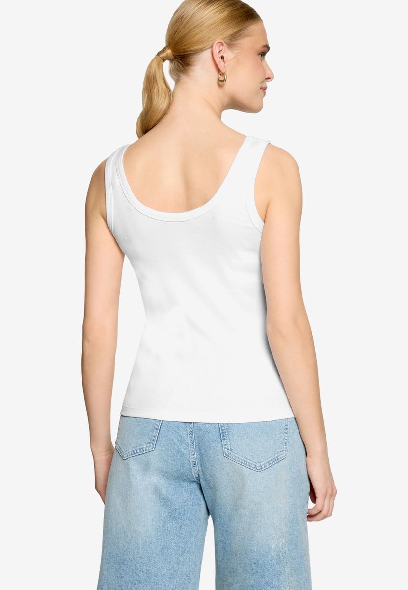 Top  mit floraler Spitze