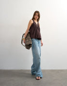 TSSOPHIE DEEP V TOP WVN