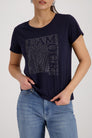 T-Shirt mit Strasssteinen