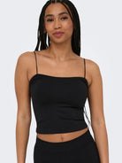 ONLBELLA SEAMLESS PADDED CROP TOP A