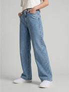 wide leg denim pants
