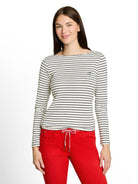 Langarmshirt mit Streifenmuster